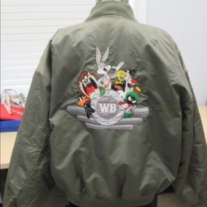Vintage looney tunes bomber jacket